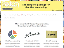 Tablet Screenshot of paxtoncharities.co.uk